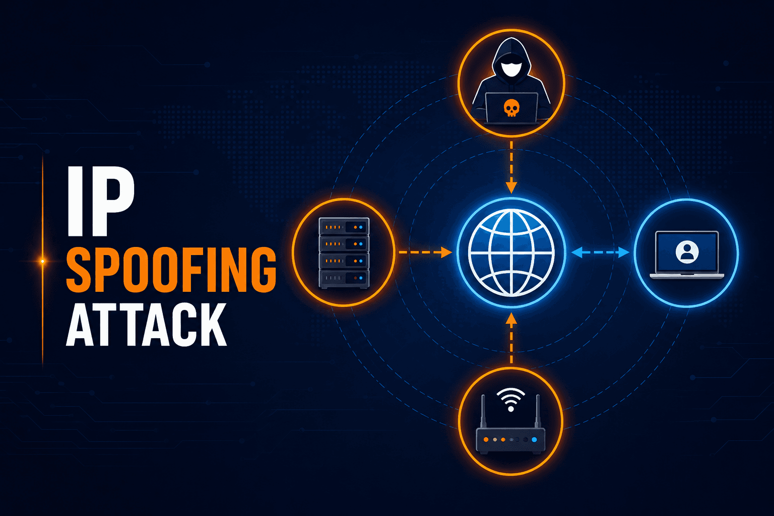 IP Spoofing Attack & Reverse Path Forwarding (RPF)