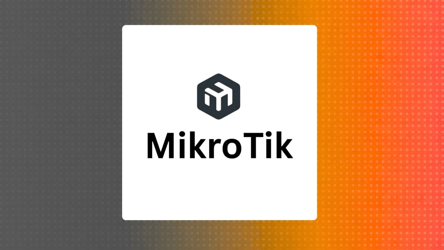 Mikrotik Router OS Training